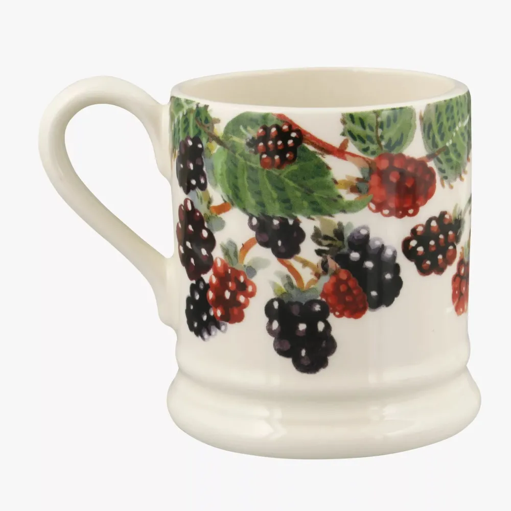 Emma Bridgewater Emma Bridgewater|Assorted Mugs|Fruits Blackberry 1/2 Pint Mug