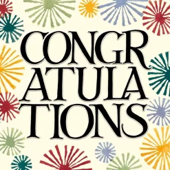Emma Bridgewater Greeting Cards|Shining Bright Congratulations Card