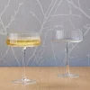 Glasses & Steins|Empire Clear Champagne Coupes Pair