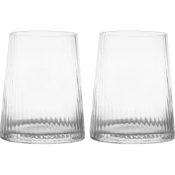 Glasses & Steins|Empire Clear Double Old Fashioned Tumblers Pair