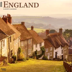 Calendars|England 2026 Square Wall Calendar