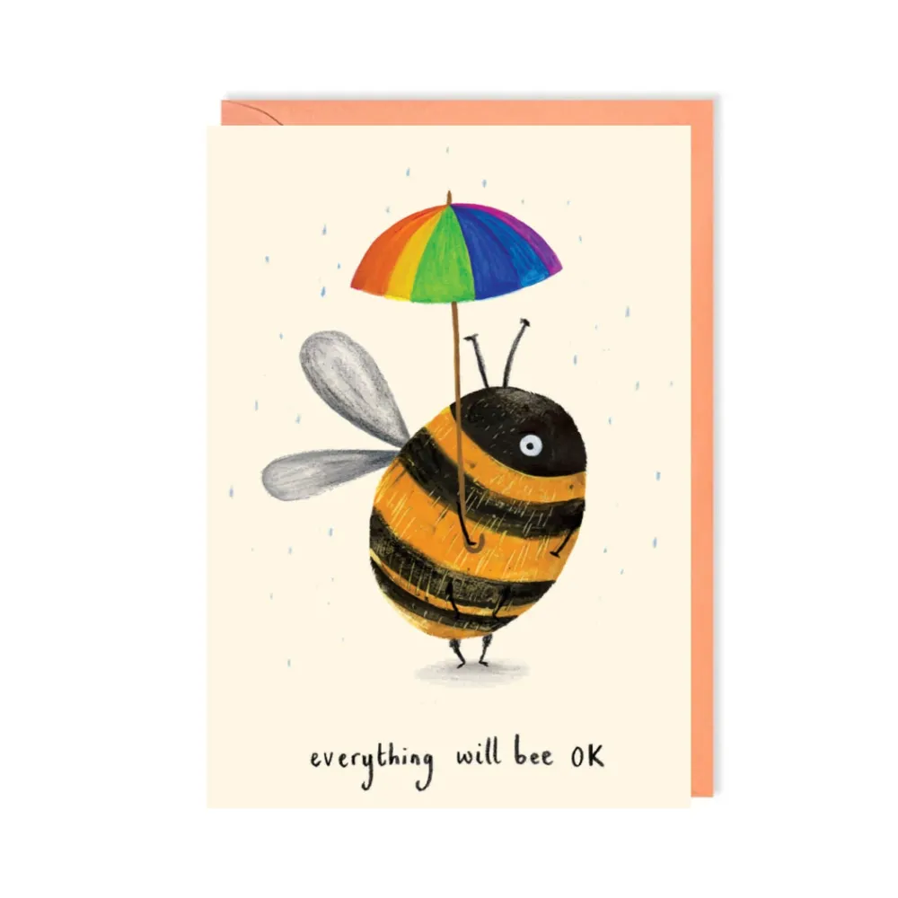 Greeting Cards|Everything Will Bee Okay Greeting Card