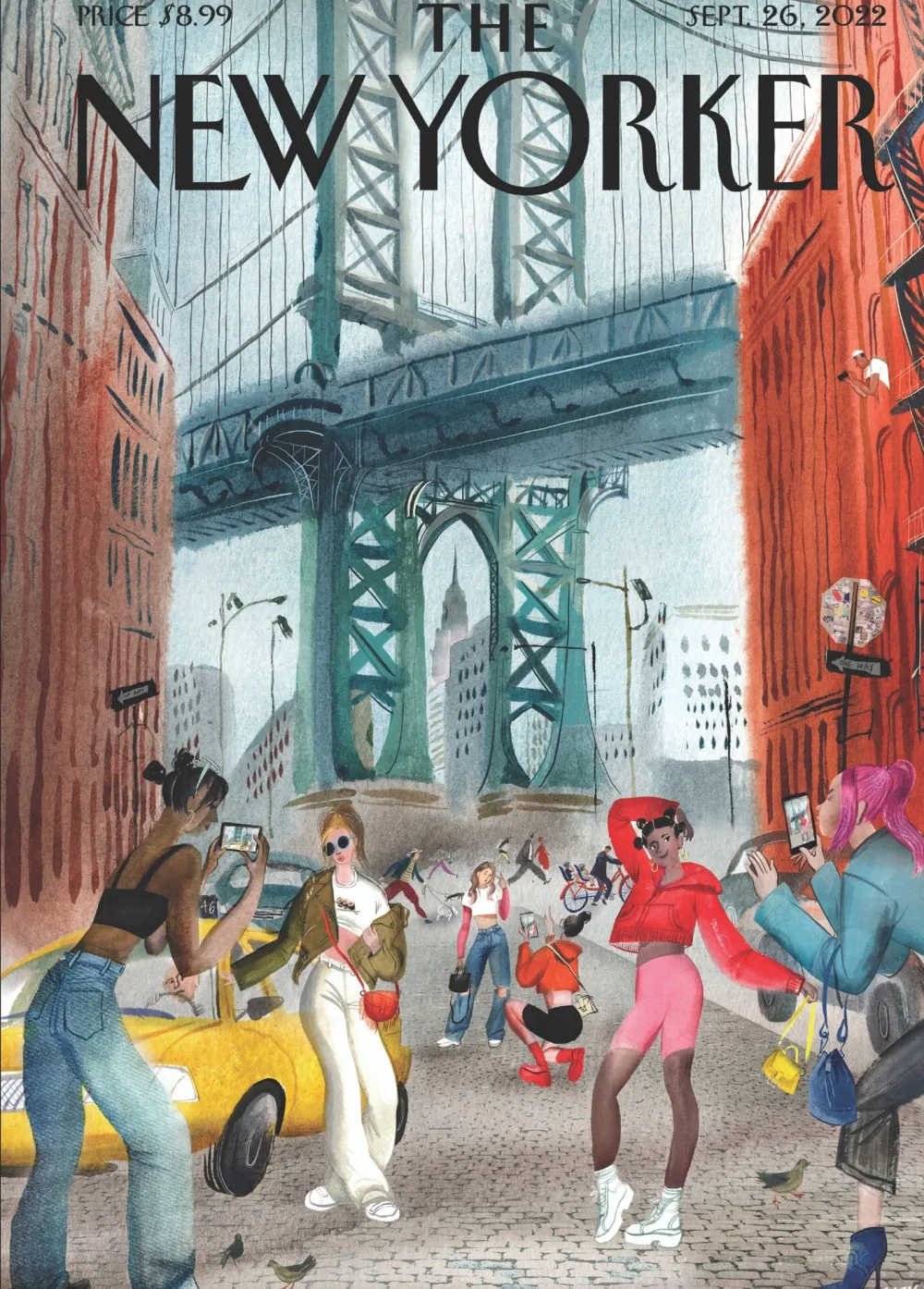 Greeting Cards|#FallStyle New Yorker Cover Greeting Card