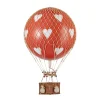 Home Accents|Floating The Skies Red Hearts Hot Air Balloon
