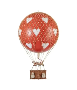 Home Accents|Floating The Skies Red Hearts Hot Air Balloon