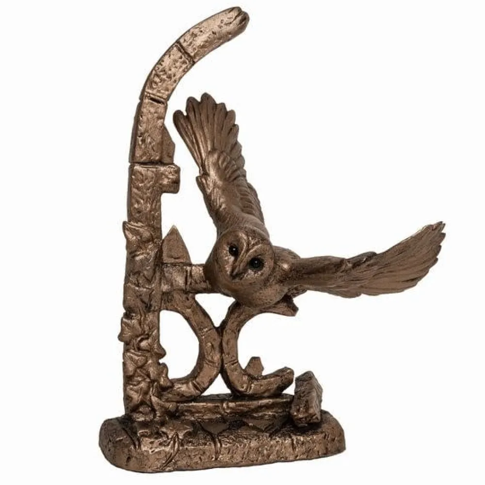 Frith Sculpture Frith Sculpture|Home Accents|Barn Owl Exiting a Ruined Church Sculpture