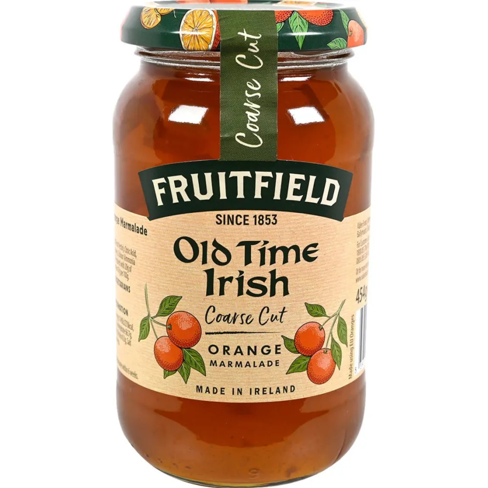 Fruitfield Jams & Marmalade|Old Time Irish Coarse Cut Orange Marmalade