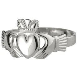 Galway Crystal Rings|Ladies Claddagh Sterling Silver Ring