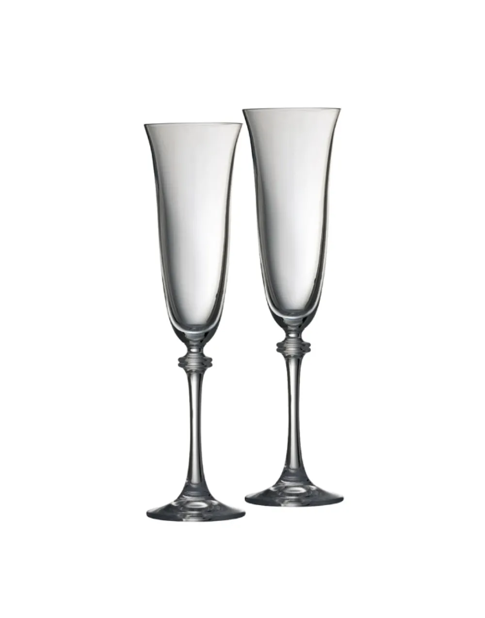Galway Crystal Glasses & Steins|Galway Crystal|Liberty Flutes Pair