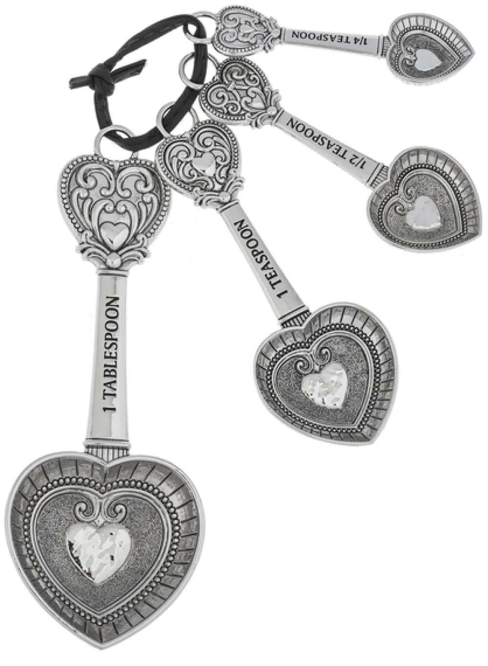 GANZ Kitchen Tools|Heart-Shaped Measuring Spoons Set