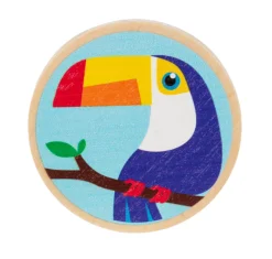 GANZ Games & Puzzles|Toys|Wooden Memory Game (Birds)