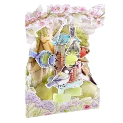 Greeting Cards|Garden Birds Swing Card