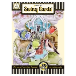 Greeting Cards|Garden Birds Swing Card