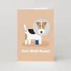 Greeting Cards|Get Well Soon Dog Card