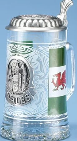 Pewter Gifts & Jewelry|Glasses & Steins|Glass Wales Stein