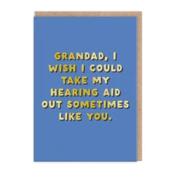 Greeting Cards|Granddad: Hearing Aid Greeting Card