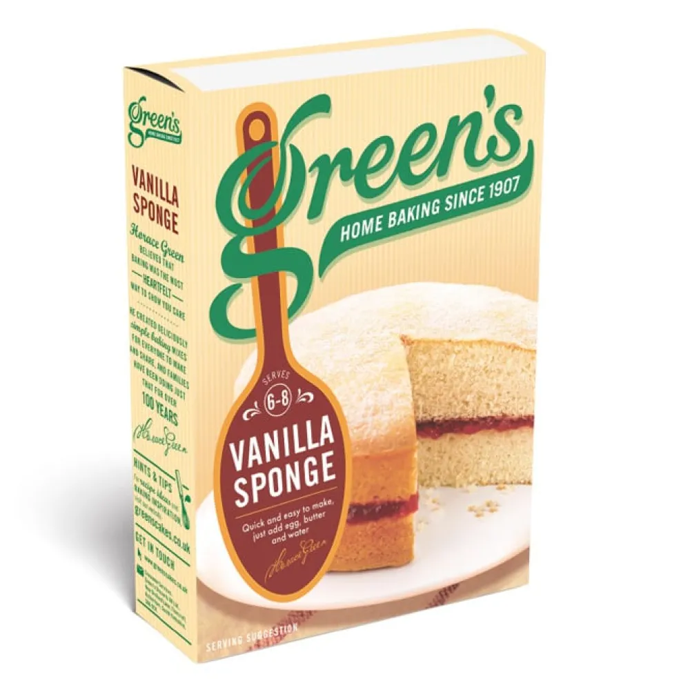 Desserts & Baking|Green's Vanilla Sponge Mix
