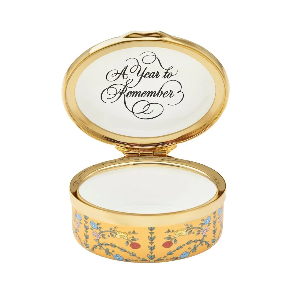 Halcyon Days Halcyon Days Enamels|2024 Annual Enamel Trinket Box