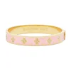 Halcyon Days Bracelets & Bangles|Agama Sparkle Pink & Clear Hinged Bangle