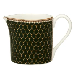 Halcyon Days Halcyon Days China|Halcyon Days|Antler Trellis Dark Green Creamer