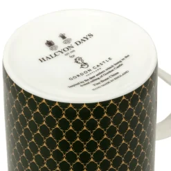 Halcyon Days Halcyon Days China|Halcyon Days|Antler Trellis Dark Green Creamer