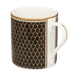 Halcyon Days Halcyon Days China|Halcyon Days|Antler Trellis Dark Green Mug