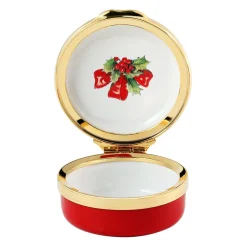 Halcyon Days Halcyon Days Enamels|At Christmas All Roads Lead Home Enamel Box