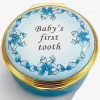 Halcyon Days Halcyon Days Enamels|Baby's First Tooth, Blue