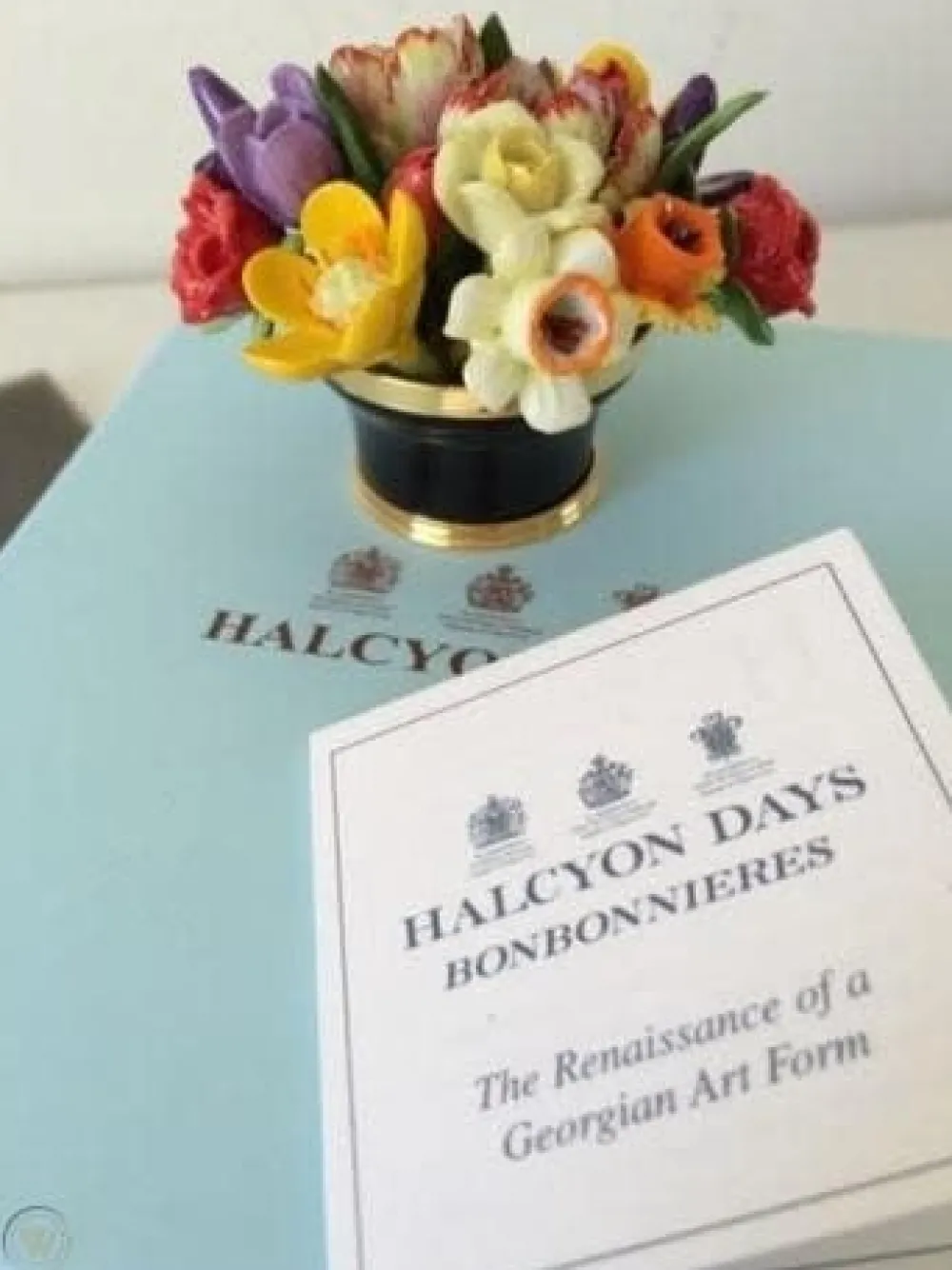 Halcyon Days Halcyon Days Enamels|English Garden Floral Enamel