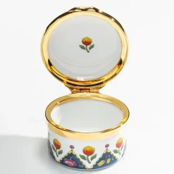 Halcyon Days Halcyon Days Enamels|Happy Birthday Enamel Trinket Box