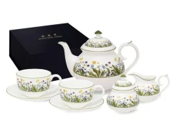 Halcyon Days King Charles Iii|Halcyon Days China|Highgrove Wildflower Tea for Two Set