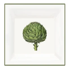 Halcyon Days Trays|Home Accents|Kitchen Garden Artichoke Square Trinket Tray