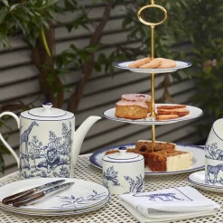 Halcyon Days Halcyon Days China|Halcyon Days|Nina Campbell Serengeti Covered Sugar Bowl