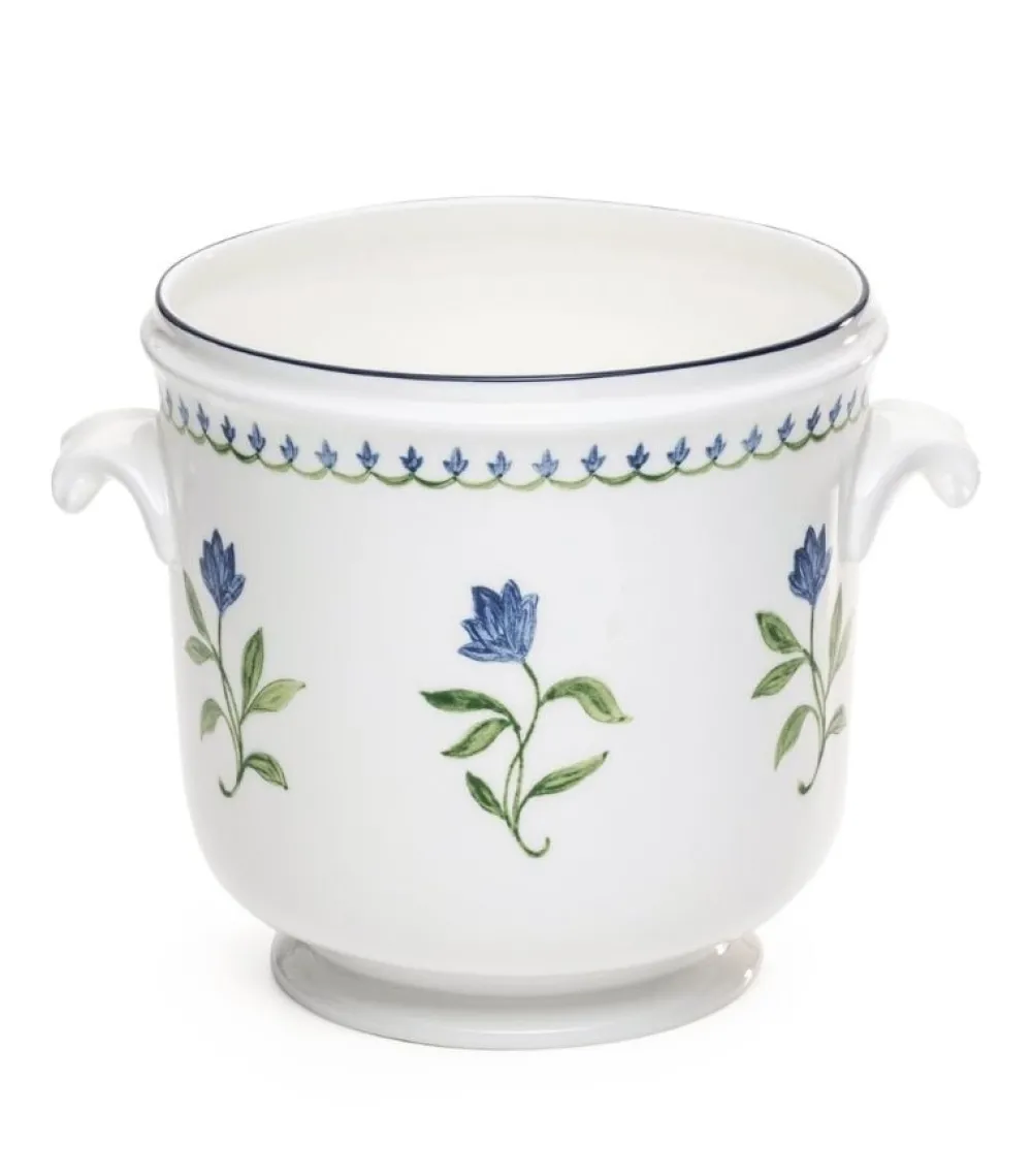 Halcyon Days Home Accents|Halcyon Days China|Nina Campbell Marguerite Handled Cachepot