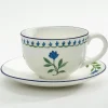 Halcyon Days Halcyon Days China|Halcyon Days|Nina Campbell Marguerite Teacup & Saucer