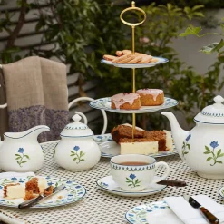 Halcyon Days Halcyon Days China|Halcyon Days|Nina Campbell Marguerite Teacup & Saucer