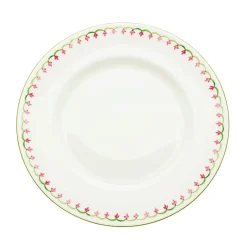 Halcyon Days Halcyon Days China|Halcyon Days|Nina Campbell Marguerite Pink Dinner Plate