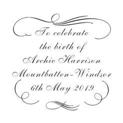 Halcyon Days Halcyon Days Enamels|Welcome to Our New Royal Baby Sussex enamel box