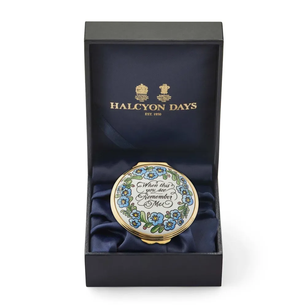 Halcyon Days Halcyon Days Enamels|Home Accents|'When This You See, Remember Me' Enamel Box