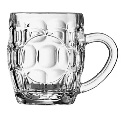 Glasses & Steins|Half Pint Dimple Glass