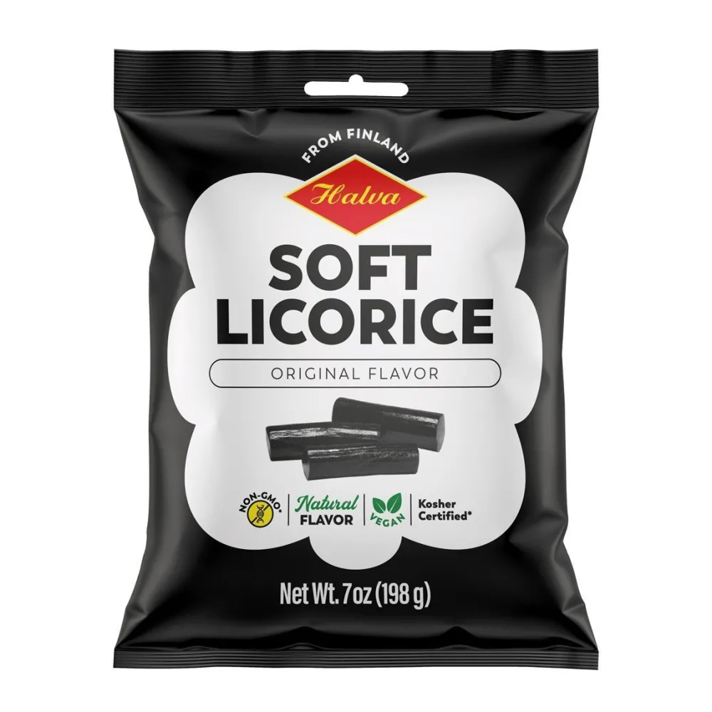 Sweets|Halva European Style Black Licorice Bag
