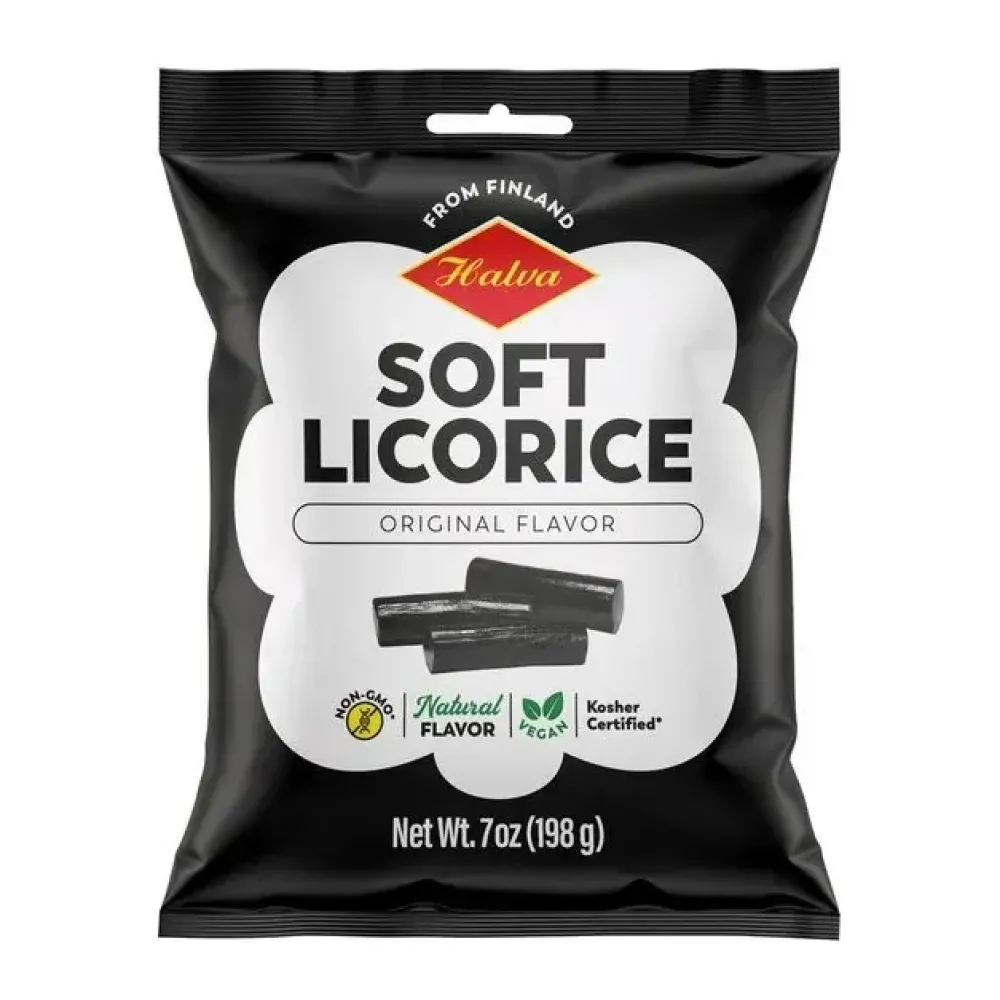 Sweets|Halva European Style Black Licorice Bag