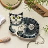 Hannah Turner Home Accents|Kitchen Tools|Grey Tabby Cat Trinket Dish