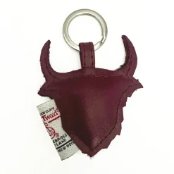 Souvenirs|Harris Tweed Purple Check Highland Coo Keyring