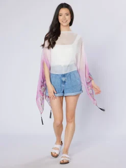 Scarves & Wraps|Heather Recycled Bottle Poncho