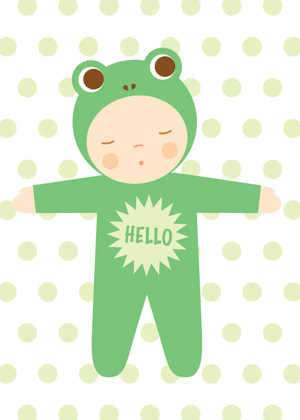 Greeting Cards|Hello Baby New Baby Card
