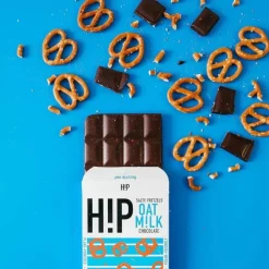 British Chocolate|Hip Salty Pretzels Oat Milk Chocolate Bar