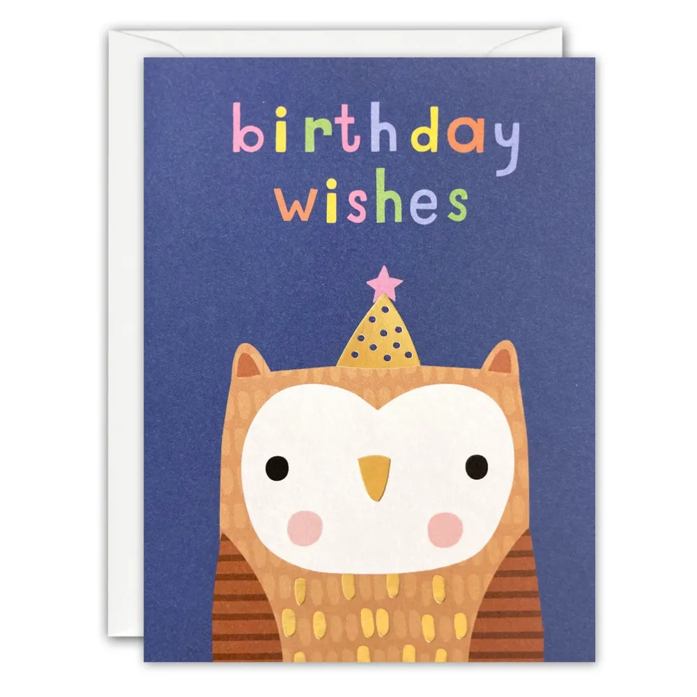 Greeting Cards|Hooty Owl Birthday Card