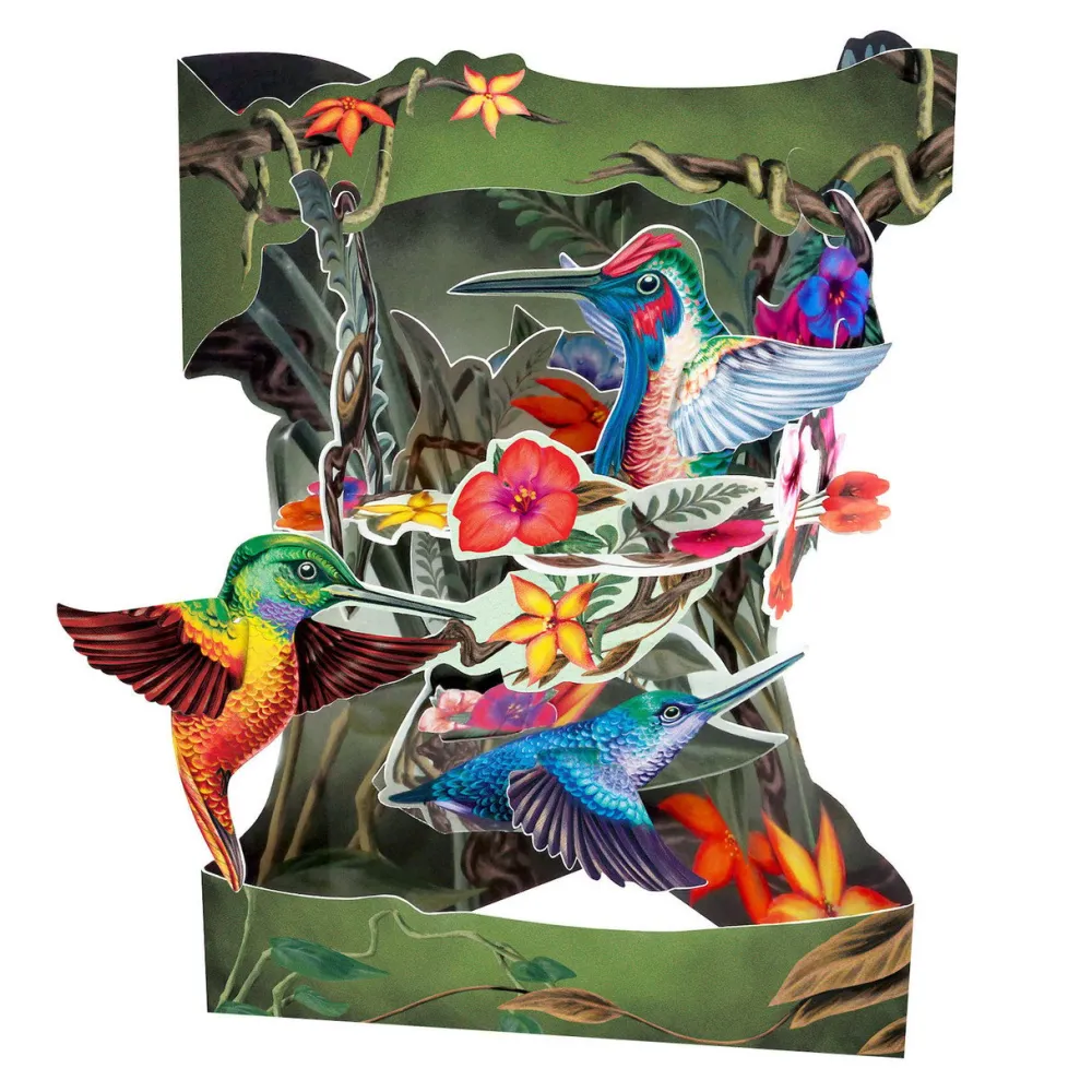 Greeting Cards|Hummingbirds Swing Card