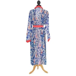 Robes, Nightgowns & Dresses|Ikat Print Blue Robe Gown